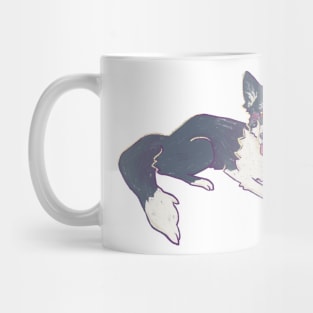 Border Collie old dog Mug